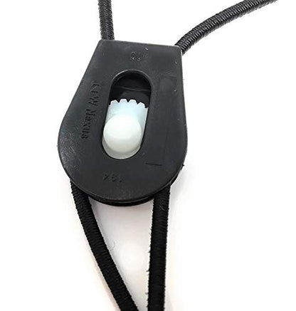 Waterproof Black High Flex E Bungee Sure Fit Quick On/Off Full Grip E Collar Strap- 1 Inch Wide- Dogtra ARC