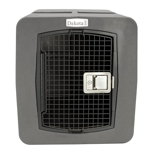 dakota283 Dakota 283 Large Kennel -Frame Door- Dark Granite - color: Dark Granite, size: Large