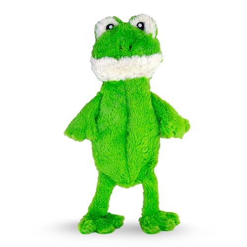 FGA MARKETPLACE Frog Flat NO Stuffing NO Squeak Plush Dog Toy, Funny Style Will Entertain Your Pet for Hours, Recommended for Small and Medium Dog 21 INCH Long - color: FROG