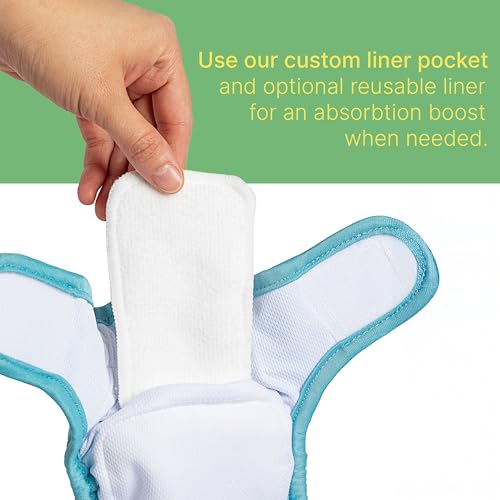 rocket & rex Washable Reusable Female Dog Diapers with Snaps (X-Small, 3ct) | Adjustable for a customized, snug fit. Includes liner pocket for extra absorbency. Guaranteed for 300 washes. - size: Extra Small