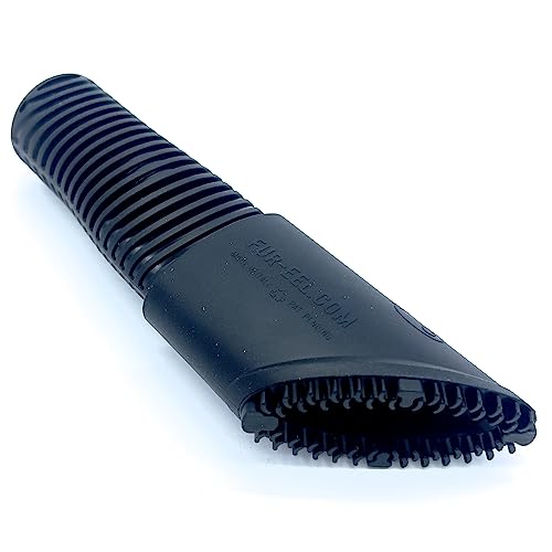 Buff Brite Pet Grooming Tool Fur-EEL FANG PRO Cat & Dog Hair Remover, Black - style: Fang & Fur-EEL PRO Attachment