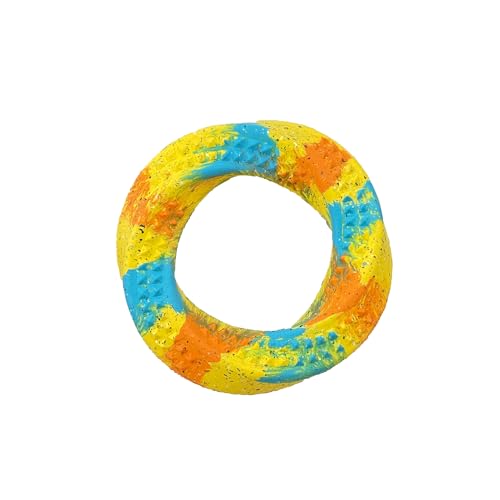 Max Fusion with Nike Grind, Arlee Twisted Dog Toy, Chew Toy for Play, Fetch, Tug, L - color: Tie Dye - Yellow/Blue/Orange Twisted, size: Large