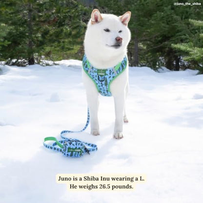 Lucy & Co. x Parks Project Feel the Earth Breath No-Pull Dog Harness, Adjustable Front Clip Harness with Comfort Padding, X-Large - color: Feel the Earth Breath, size: X-Large