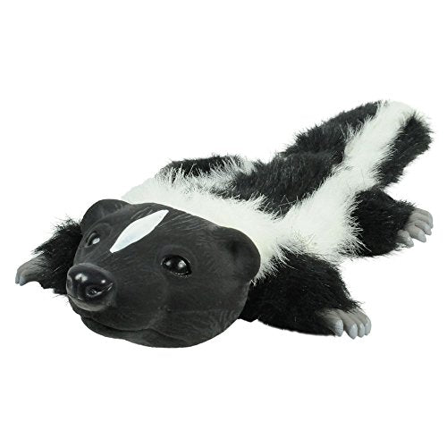 Hyper Pet 48847 Real Skinz Dog Toy, Skunk,Black/White - size: Medium, style: Skunk