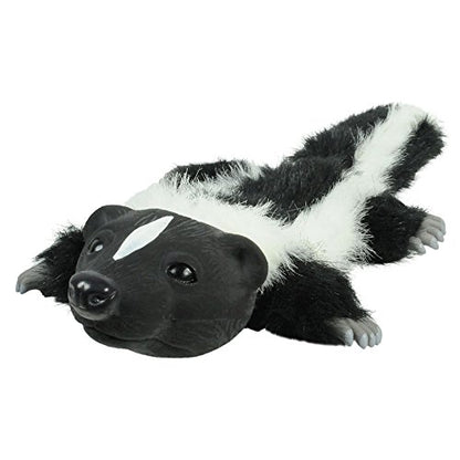 Hyper Pet 48847 Real Skinz Dog Toy, Skunk,Black/White - size: Medium, style: Skunk