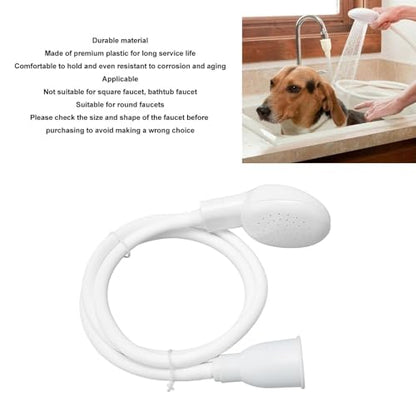 Sink Spray Rubber Hose,Faucet Sprayersink Hose Attachment Sink Hose Attachment Portable Sink Hose Faucet Sprayer Handheld Sink Hose for Pets, Washing Hair, Rinsing Vegetables