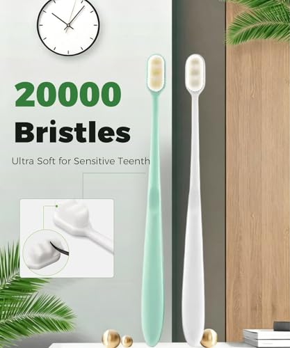 10 Pieces Pet Toothbrush Set for Medium Large Dogs, Extra Long Double-Ended Dog Toothbrush with 360° Brush, Soft Bristle Dental Care Kit with Finger Brushes, Pet Teeth Cleaning Supplies (Multicolor) - color: Modelb-10pack
