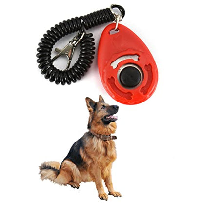 FOMIYES 12pcs Professional Dog Clicker Big Button Training Tool Wrist Strap Pet Training Clickers for Quick and Easy