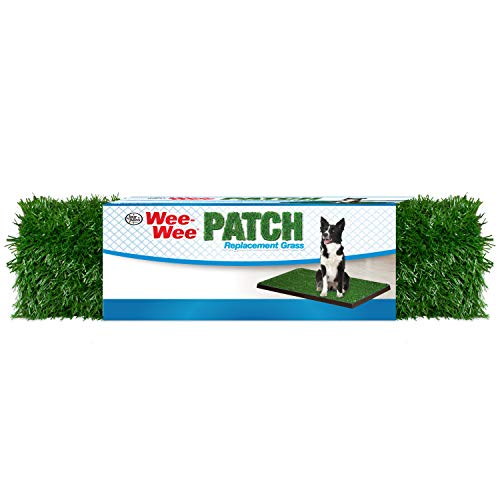 Four Paws Wee-Wee Premium Patch Indoor and Outdoor Pet Potty for Dogs l Dog Potty Training l Artificial Grass l Wee-Wee Patch - size: Medium(1 Count), style: Patch
