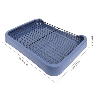 ZJchao Puppy Potty Tray Indoor Dog Potty Removable Odorless Portable Training Toilet with Grille for Small and Medium Dogs