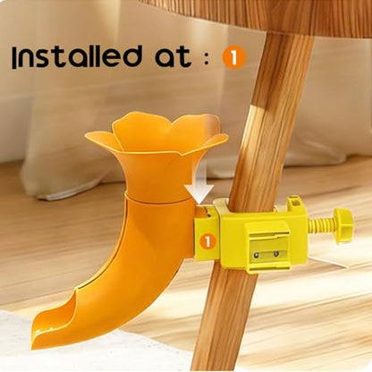 Dog Ball Launcher - Interactive Trumpet Fetch Toy, Manual Pet Thrower for Indoor Play, Small Space Exercise Tool, Portable Puppy Training Gear for Apartment Living Room and Kitchen