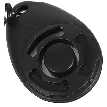 Happyyami Portable Pet Training Clicker and Whistle with Wrist Strap Durable Dog Training Tool for Behavior Correction Enhances Auditory Response Convenient Clicker for