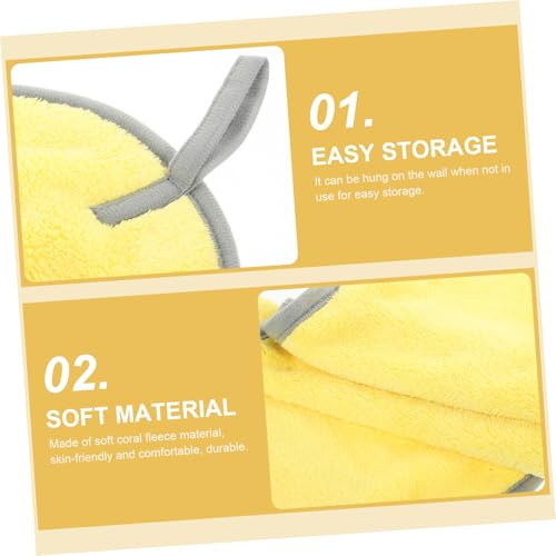 Absorbent Coral Fleece Pet Towel for Dogs and Rabbits Thickened Bath Towel for Quick Drying and Warmth Soft High-Density Microfiber Grooming Cloth and Easy to Store Dog Bathing