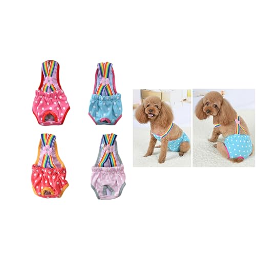 Dog Diaper Sanitary Panties Girl Dog Underwears Jumpsuits for Girl Dog Female Dogs Pet Suspenders Diaper Shorts