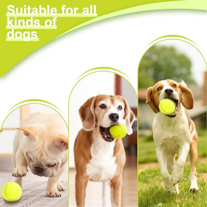 Automatic Dog Ball Launcher for Small & Medium Dogs, Interactive Dog Fetch Machine with 3 Distance Settings (10–30 ft), Mini Tennis Ball Thrower Includes 6 Balls, Indoor Outdoor Dog Toy - Orange