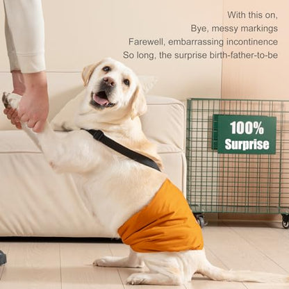 3 Pack Avont Male Dog Belly Band with Suspenders, Reusable Boy Doggie Diaper with Harness, Escape Proof, Non-Slip, Washable Doggy Pee Wraps for Small Medium Large Dogs - color: Black/Grey/Brown, size: XS