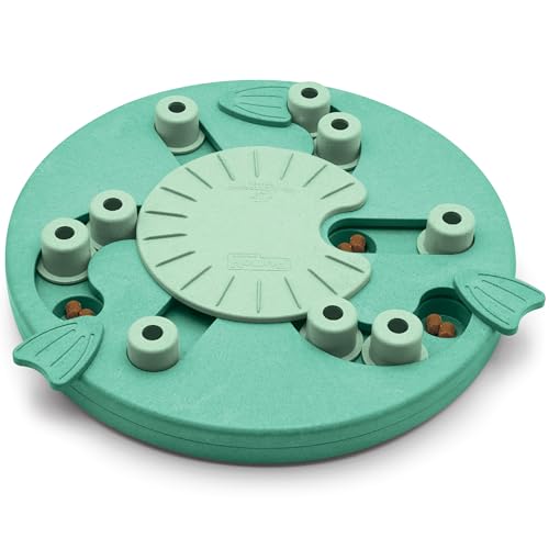 Outward Hound by Nina Ottosson Dog Worker Treat Puzzle Enrichment Toy, Level 3 Advanced, Green - color: Dog Worker (Green)