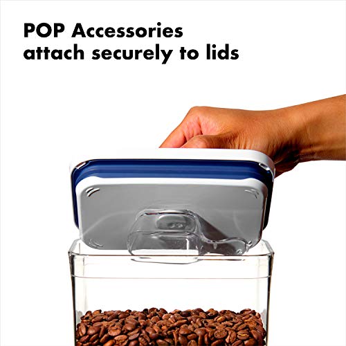 OXO Good Grips POP Container - Rectangle Mini 0.6 Qt - color: White, size: 0.6 Qt - Rectangle