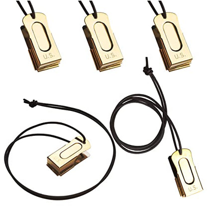 Mythrojan Brass and Steel Pet Training Clicker Puppy Dog Training Cricket Clicker U.S. Engraved WII Military Gear Metal Clicker in Set of 5 Pcs - style: Clicker (Pack of 5 Pcs)