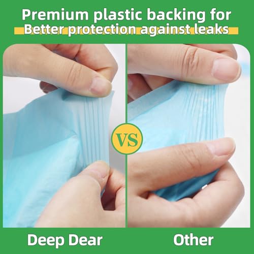 DEEP DEAR Dog Pads Extra Large 30"x36", 30-Count XXL Puppy Pads, Super Absorbent Pee Pads for Dogs, Disposable Bed Pads for Doggies, Puppies, Thicker X-Large Incontinence Pads for Dogs, Cats, Rabbits - size: Regular XXL: 30"x36"-30 Ct