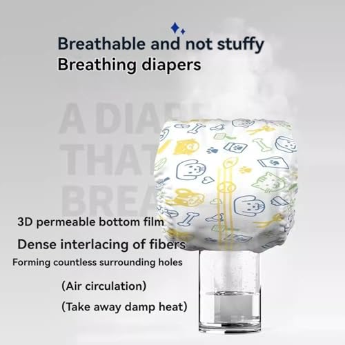 Dog Diapers Male, 10 Count Male Dog Diapers Disposable -Super Thin Diapers High Absorbent Belly Bands for Dogs (S,Female) - size: S