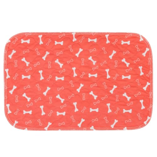 Washable Puppy Pads | Reusable Absorbent Mat | Odor Proof Non-Slip Pee Pads for Puppies | for Training Potty Indoor Crate Balcony Car Kennel Floor - color: Pink, size: 30x30cm