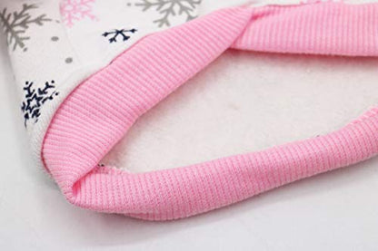 Dog Shirts Winter Fleece Hoodie Puppy Christmas Snowflake T Shirt for Small Dogs, XS - color: Snowflake, size: X-Small (Under 3.3lb)