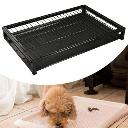 Dog Toilet Tray Puppy Pee Pad Holder Restroom with Metal Mesh Easy Clean Drawer Structure Suitable for Home Porch Kenn, S