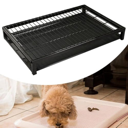 Dog Toilet Tray Puppy Pee Pad Holder Restroom with Metal Mesh Easy Clean Drawer Structure Suitable for Home Porch Kenn, S