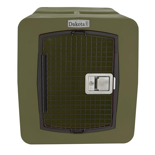 dakota283 Dakota 283 Large Kennel -Frame Door- Olive - color: Olive, size: Large