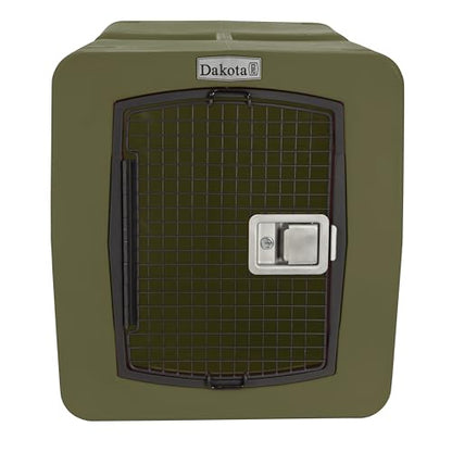 dakota283 Dakota 283 Large Kennel -Frame Door- Olive - color: Olive, size: Large