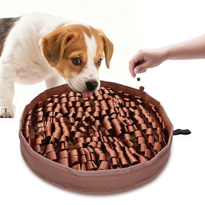 KeeKit Snuffle Mat for Dogs, 20x20 Inch Slow Feeder Mat, Interactive Feeding Game for Small & Medium Dogs - Encourages Natural Foraging, Mental Stimulation - Non-Slip Durable Design for Kibble/Treats
