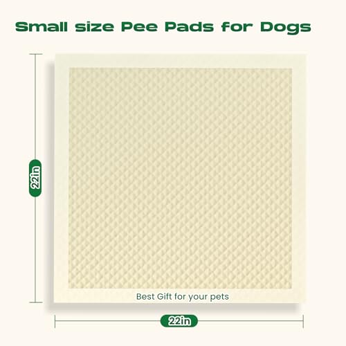 Puppy Pads 30 Count Small 22x22in Bamboo Training Pads Deodorizing Leakproof Quick Drying Dog Pee Pads Super Absorbent Disposable Pee Pads for Dogs Puppies, Doggie, Cats, Rabbits - size: 22*22(30 Count)