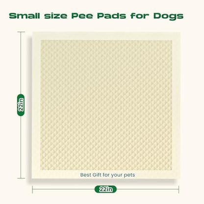 Puppy Pads 30 Count Small 22x22in Bamboo Training Pads Deodorizing Leakproof Quick Drying Dog Pee Pads Super Absorbent Disposable Pee Pads for Dogs Puppies, Doggie, Cats, Rabbits - size: 22*22(30 Count)