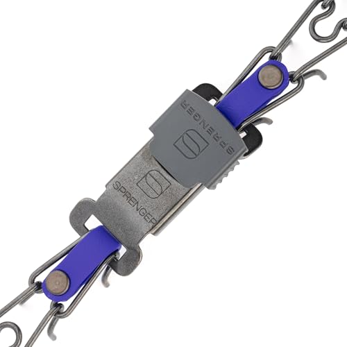 Herm Sprenger Black Stainless Steel Dog Collar with Quick Release ClicLock Buckle and Biothane Insert Training Collar Made in Germany (Blueberry Royal, 16in x 2.25mm(Neck Size up to 13-14in)) - color: Blueberry Royal, size: 16in x 2.25mm(neck size up to 1