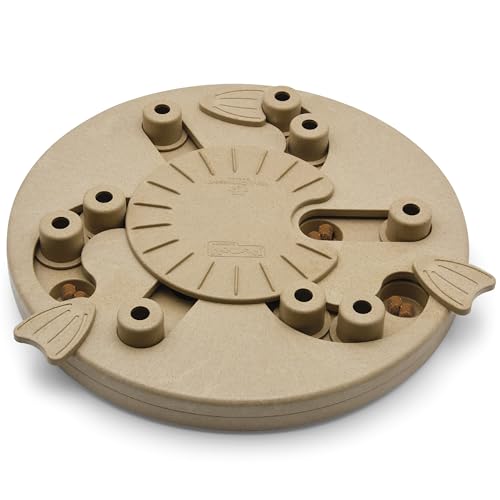 Outward Hound by Nina Ottosson Dog Worker Treat Puzzle Enrichment Toy, Level 3 Advanced, Tan - color: Dog Worker (Tan)