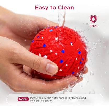 Interactive Dog Ball Replacement Shell for Small Medium Dogs (Only Red Shell) - color: Red Shell