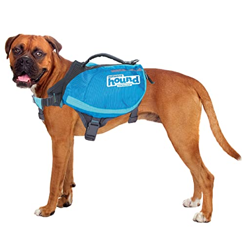 Outward Hound DayPak Blue Dog Saddleback Backpack, Large - size: Large (Chest Girth: 28"-32")
