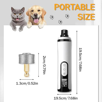 Silent Groom Pro, 2026 New Silent Pet Nail Grinder, Dog Silent Nail Grinder for Dogs Silent Dog Nail Trimmer, Rechargeable USB Charging Electric Pet Nail Grinder Nail File for Pet (#03) - color: #03