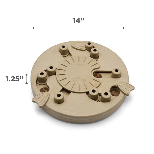 Outward Hound by Nina Ottosson Dog Worker Treat Puzzle Enrichment Toy, Level 3 Advanced, Tan - color: Dog Worker (Tan)