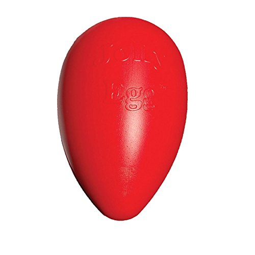 Jolly Pets Jolly Egg Dog Toy, 12 Inches/Large, Red - color: Red, size: Large (12 in)