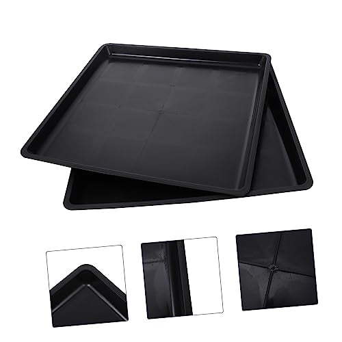 Mipcase 2pcs Dog Potty Training Aid Take The Urine Tray Drain Pan Pet Cage Bedpan Rabbit Potty Pet Cage Supplies