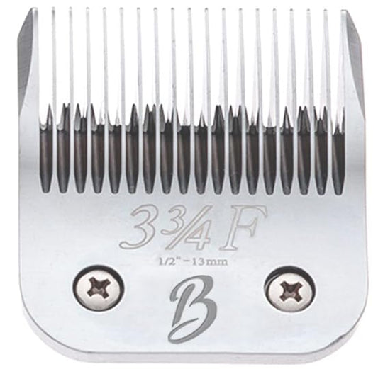 Detachable A Series 3 3/4 Blade Dog Grooming Cut Length 1/2" - 13mm Japanese Carbonized Steel Dog Clipper Supplies | Dog Grooming Blade Compatible A5 Series Clippers for Dogs(3 3/4F) - color: 334F (1/2" - 13mm)