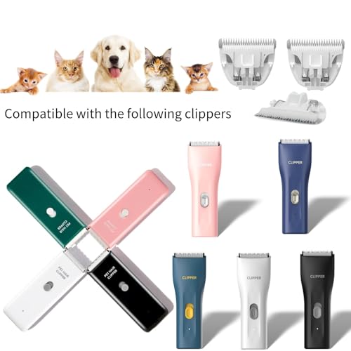 6 Pack Ceramic Blades Replacement for Dog Grooming Clippers, Detachable Pet Clipper Blades for Dogs,Cats Hair Trimming - color: 6pcs Blades