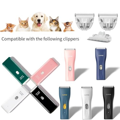 6 Pack Ceramic Blades Replacement for Dog Grooming Clippers, Detachable Pet Clipper Blades for Dogs,Cats Hair Trimming - color: 6pcs Blades