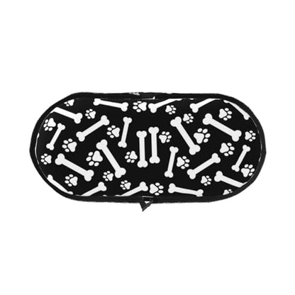 Dog Purse Carrier with Safety Hook - Foldable & Hands-Free Dog Cat Carrier Bag for Subway, Travel, Shopping up to 20lbs,Animal Footprints Pattern - color: Animal Footprints Pattern 1