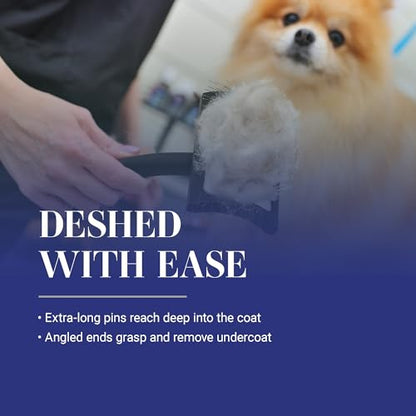 Chris Christensen Big K Dog Slicker Brush for Dogs (Goldendoodles, Labradoodles, Poodles), Groom Like a Professional, Fluff Detangle Style, Saves Time Energy, Black, Large - color: Black, size: Large