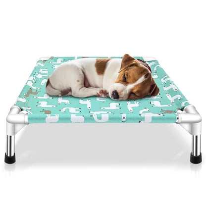 Elevated Dog Bed Pet cot for Small Dogs, Indoor and Outdoor Use for Small Pets - size: Small