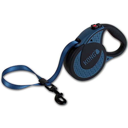 Kong Alcott Ultimate Retractable Dog Leash, Extra Large, Blue, 16' Long - color: Blue, size: X-Large 16'