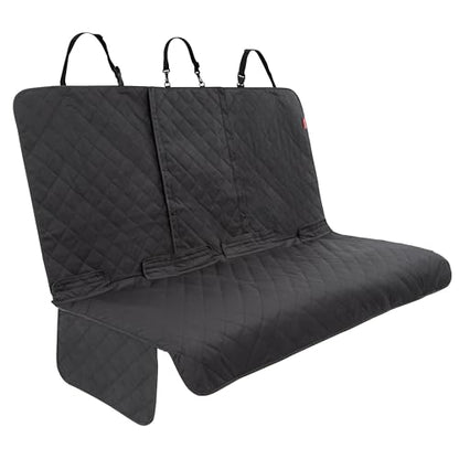 Lusso Gear Dog Car Seat Cover - Waterproof Non-Slip Car Back Seat Protector - Rear Car Seat Cover for Dogs - Universal Fit for Sedans Trucks SUVs - Scratchproof Backseat Car Cover - Machine Washable - color: - Premium Edition - Black